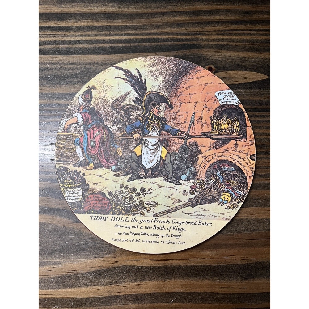 Vintage LADY CLARE Hot Pad ~ Made in England Tiddy Doll (Y1)